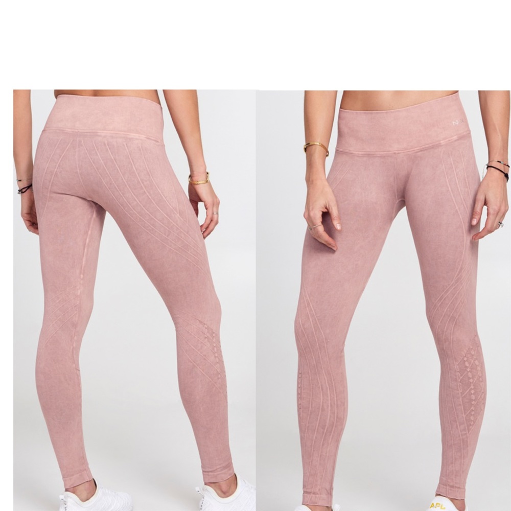 Soulcycle x NUX Light Pink Leggings